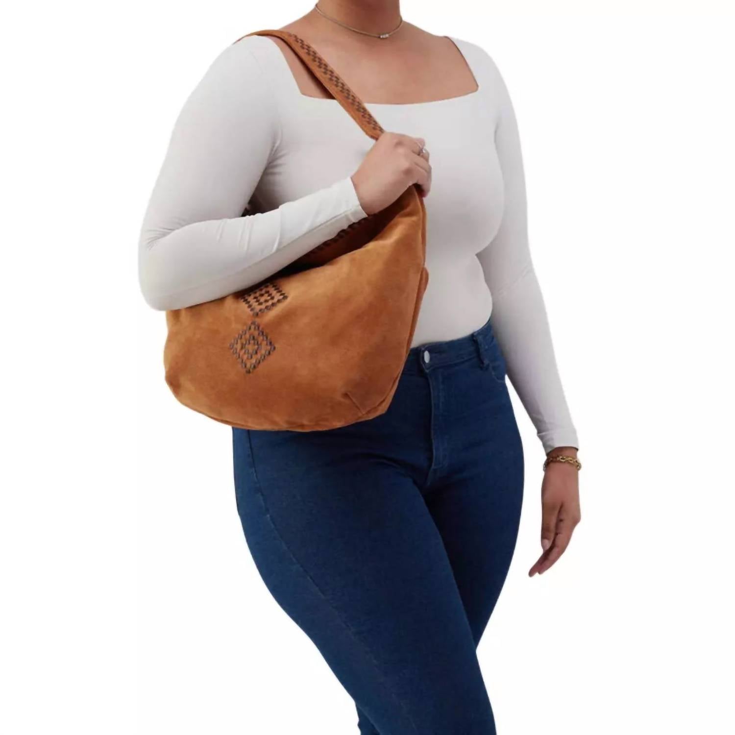 HOBO Women's Harley Convertible Shoulder Bag in oak barrel - women's bag - alternate view