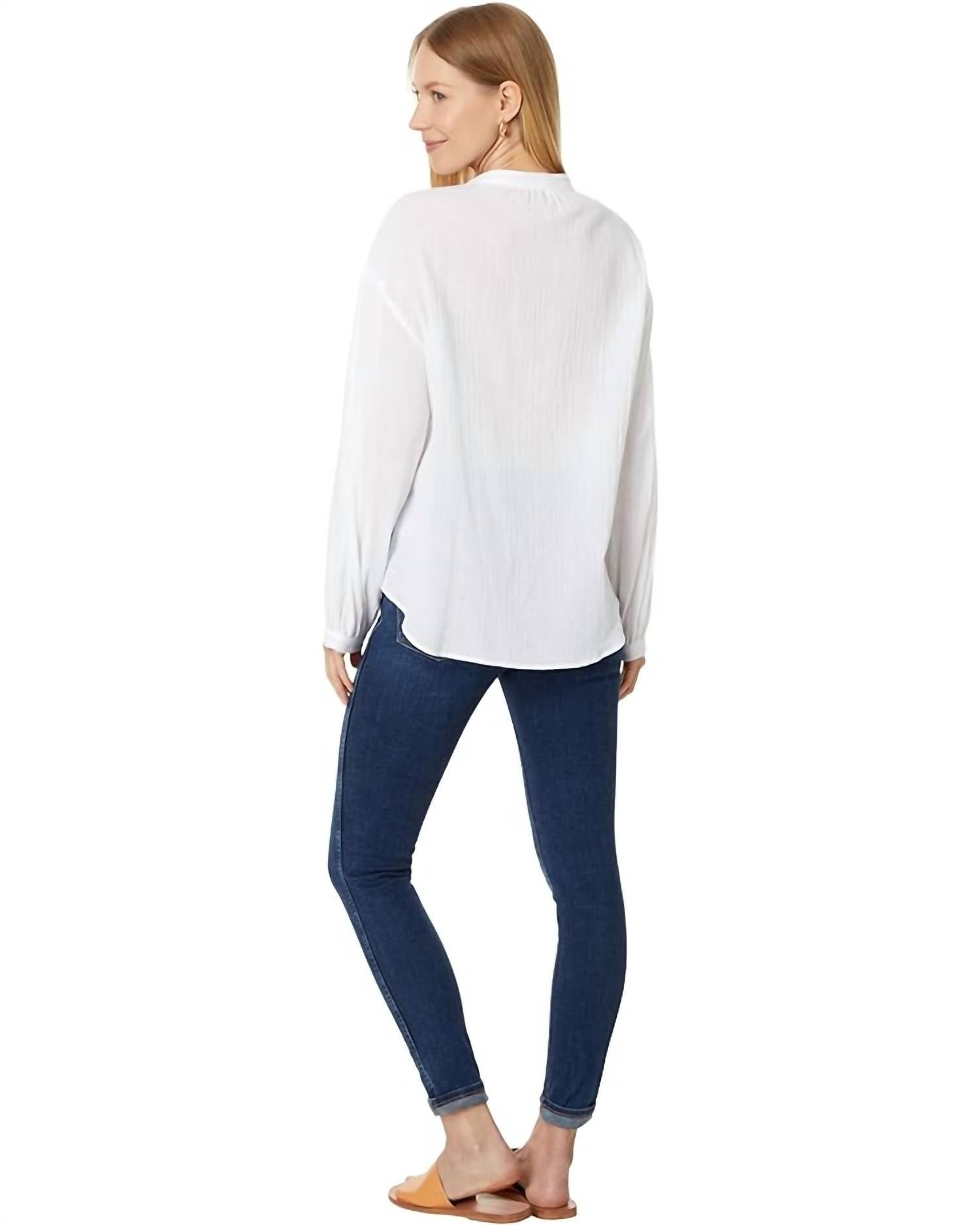 Elliott Lauren - Evil Eye Button Up Blouse