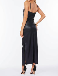Bishop + Young - Tyler Faux Leather Midi Dress