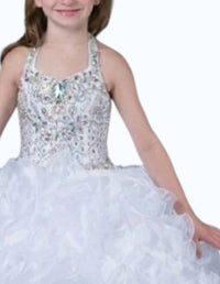 Little Rosie - Girl's Long National Level Pageant Dress