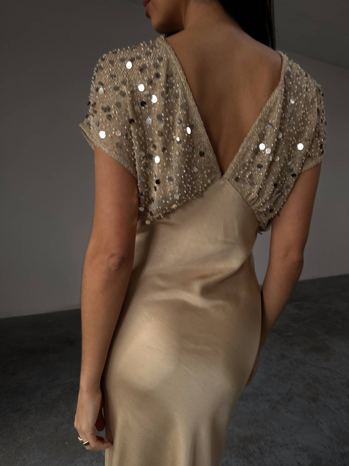 Never Fully Dressed - Sequin Elodie Maxi Dress