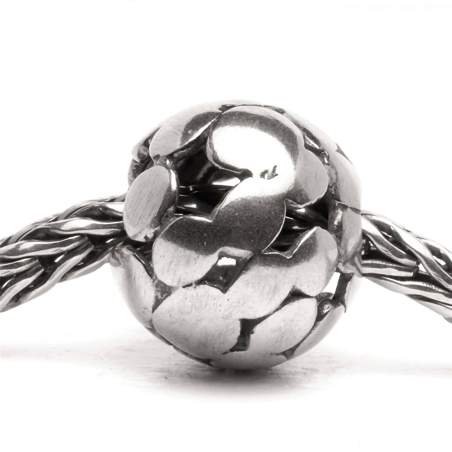 Trollbeads Women's Spot Bead Charm in silver - women's accessory - detail view