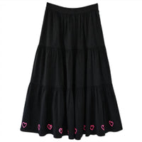 KERRI ROSENTHAL Women's Gabrielle Maxi Skirt in black - women's skirt - alternate view