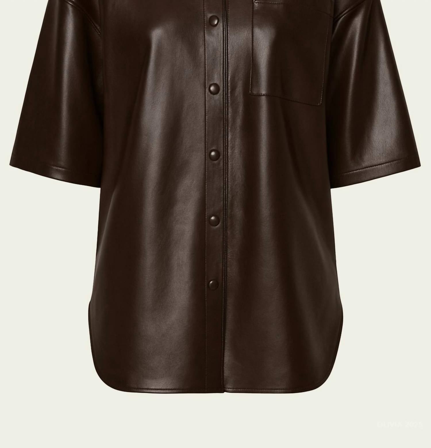 Citizens Of Humanity - Frances Cropped Cape Button Up Top