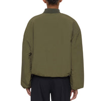 CLOSED Women's Bomber Jacket in army green - women's jacket - detail view