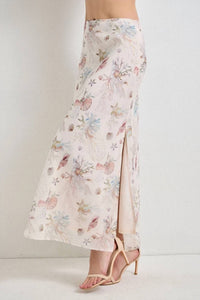Polagram - Coral Reef Print Midi Skirt