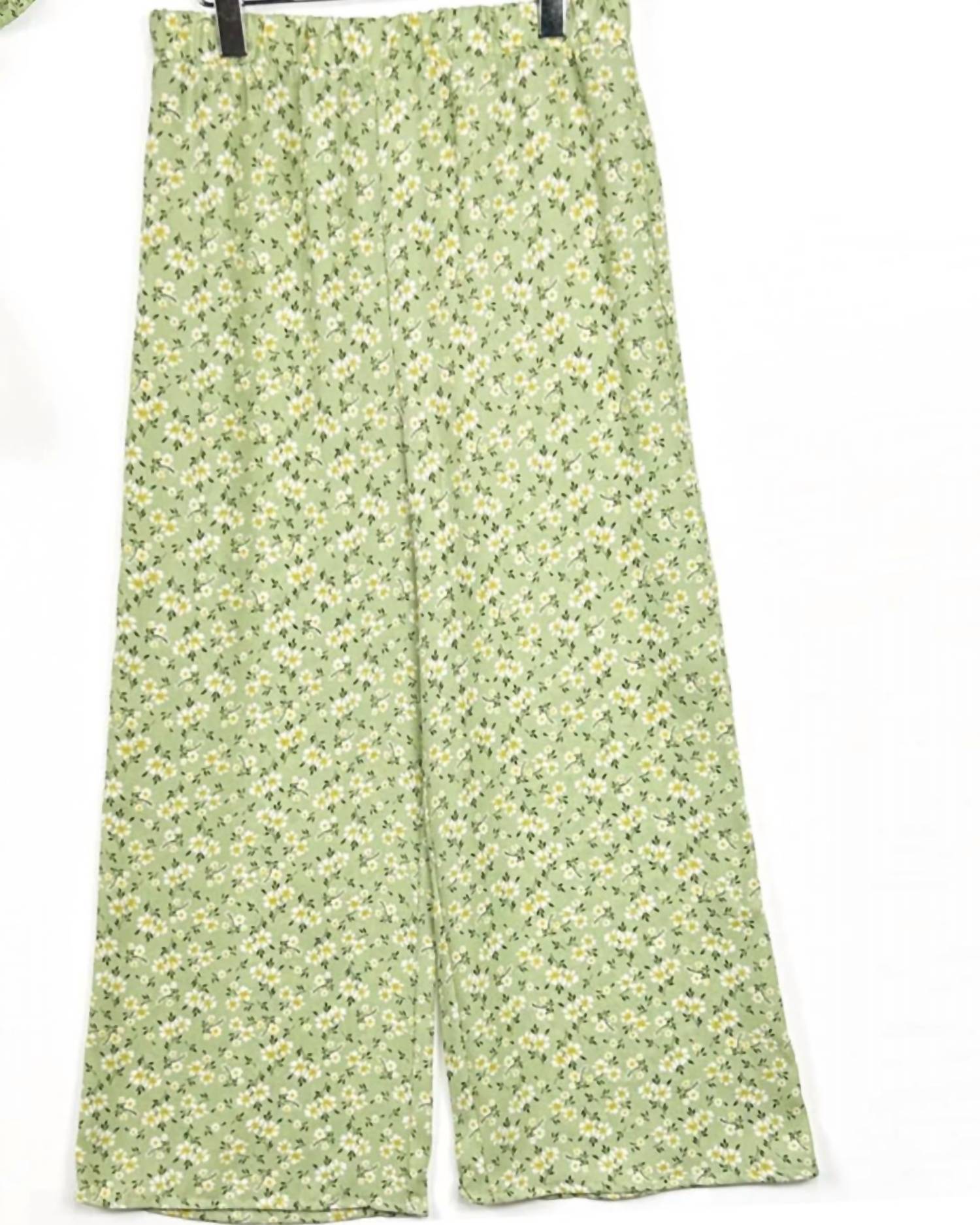 Heart And Arrow - Girls' Flutter Sleeve Floral Pant Set