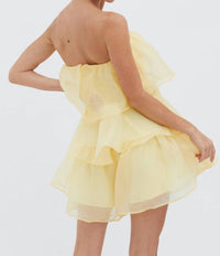 One And Only Collective - Sunny Disposition Tiered Chiffon Romper