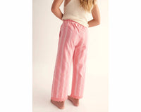 Cozmo - Girl's Jacquard Crop Top And Ruffle Pants Set