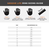 Groove Life - Women's Satin Dark Ocean Thin Ring