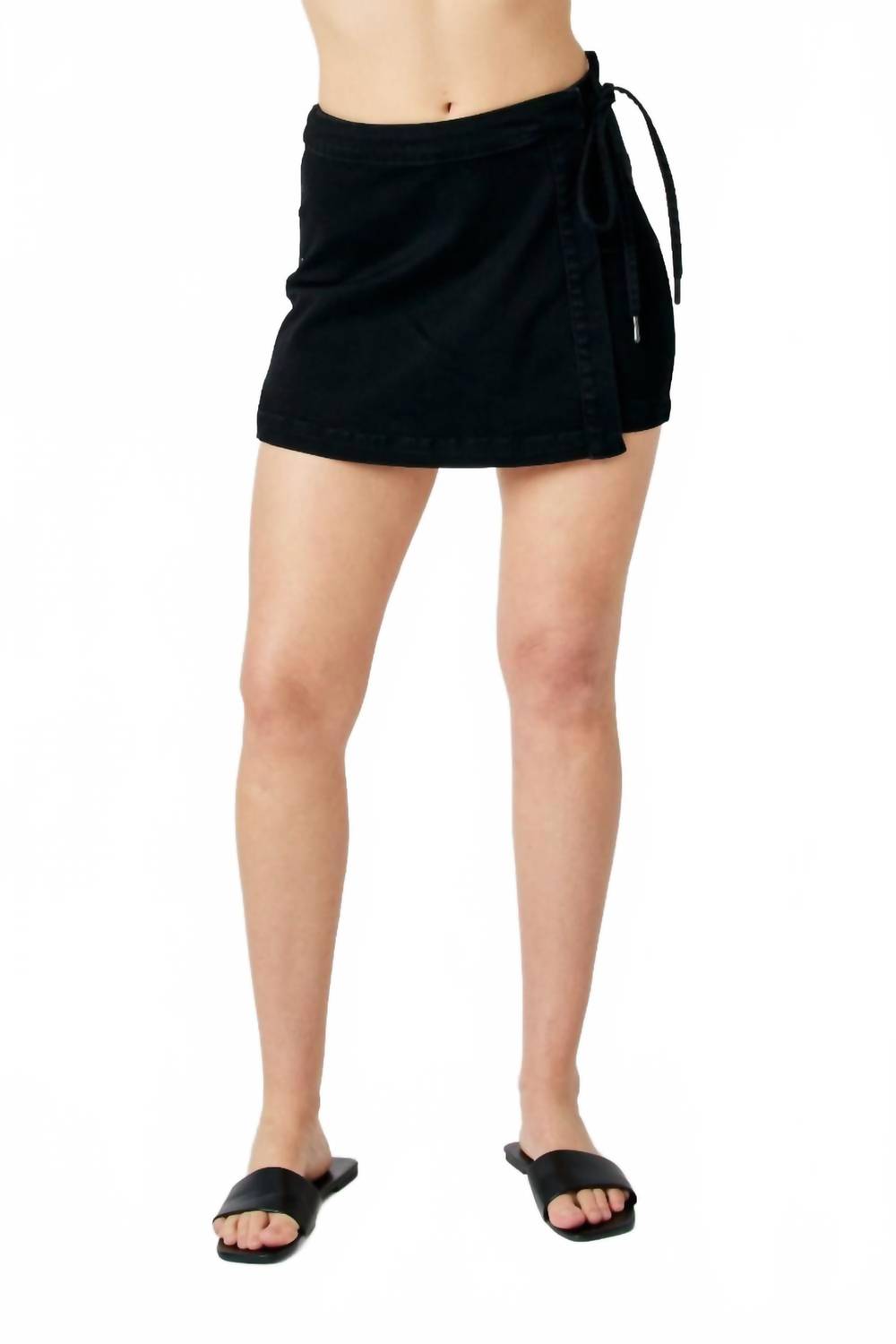 Judy Blue - High Waist Denim Tie Skort