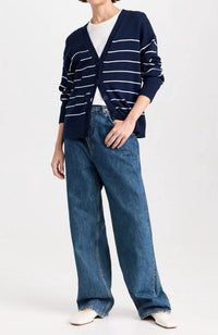 525 America - Sarah Relax Stripe Cardigan