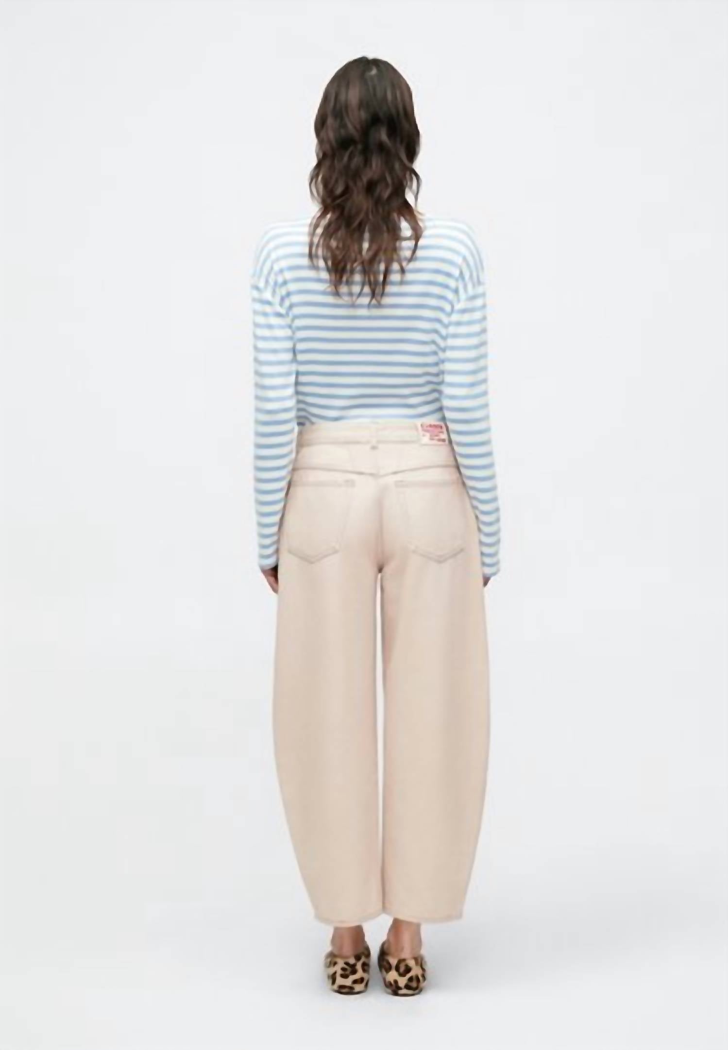 CLOSED Jazzie Barrel Jeans in blush pink - women's jeans - alternate view