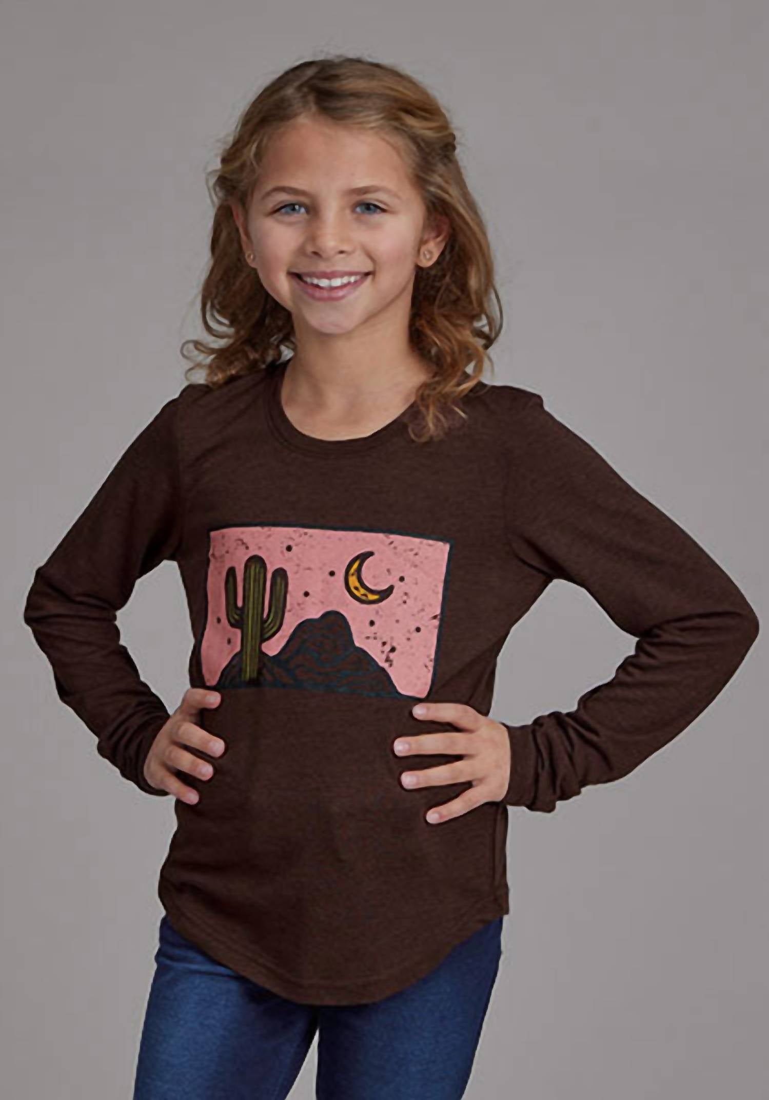 Roper - Girl's Scoop Neck Top