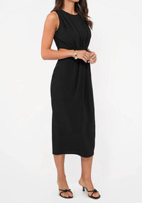 Greylin - Ednis Side Cut Out Midi Dress