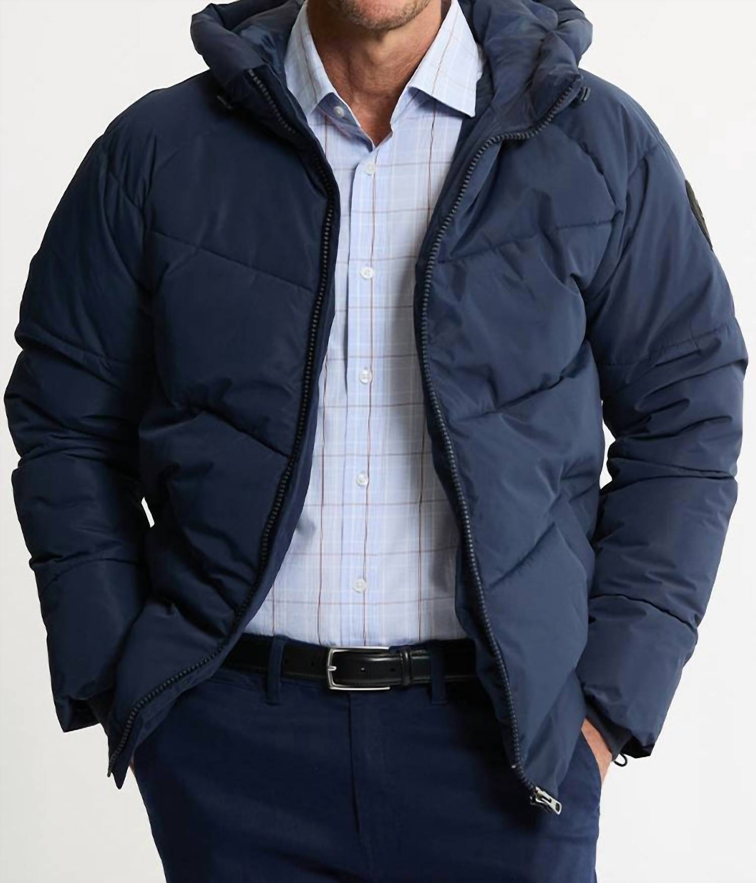 Jachs New York - Quilted Hooded Long Sleeve Puffer Jacket