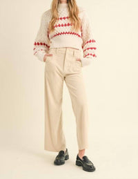 Miou Muse - Mixed Corduroy With Pocket Pants