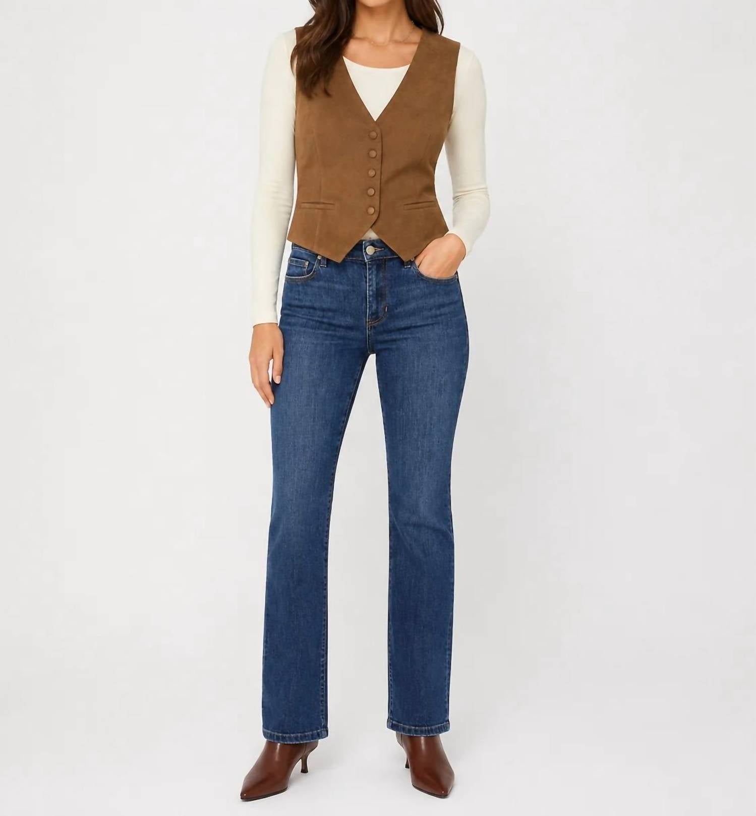 Elan - Women's Faux Suede Vest