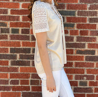 Southern Grace - Don't Worry So Much Lace Top
