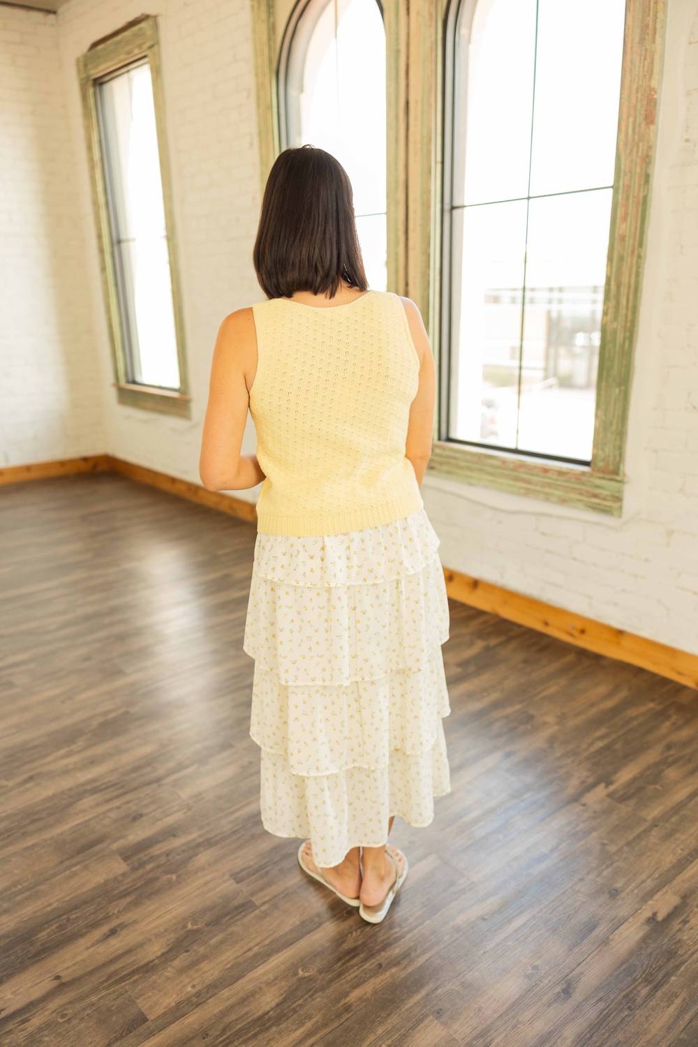 Wishlist - Gabriella Ruffle Tiered Midi Skirt