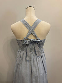 Thml - Embroidered Tie Midi Dress