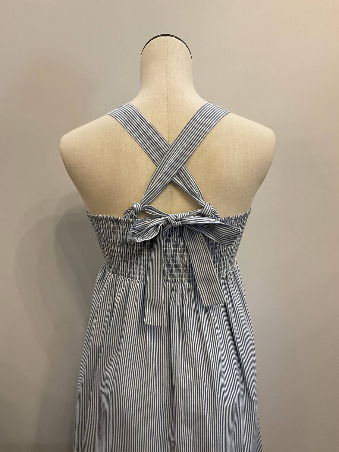 Thml - Embroidered Tie Midi Dress