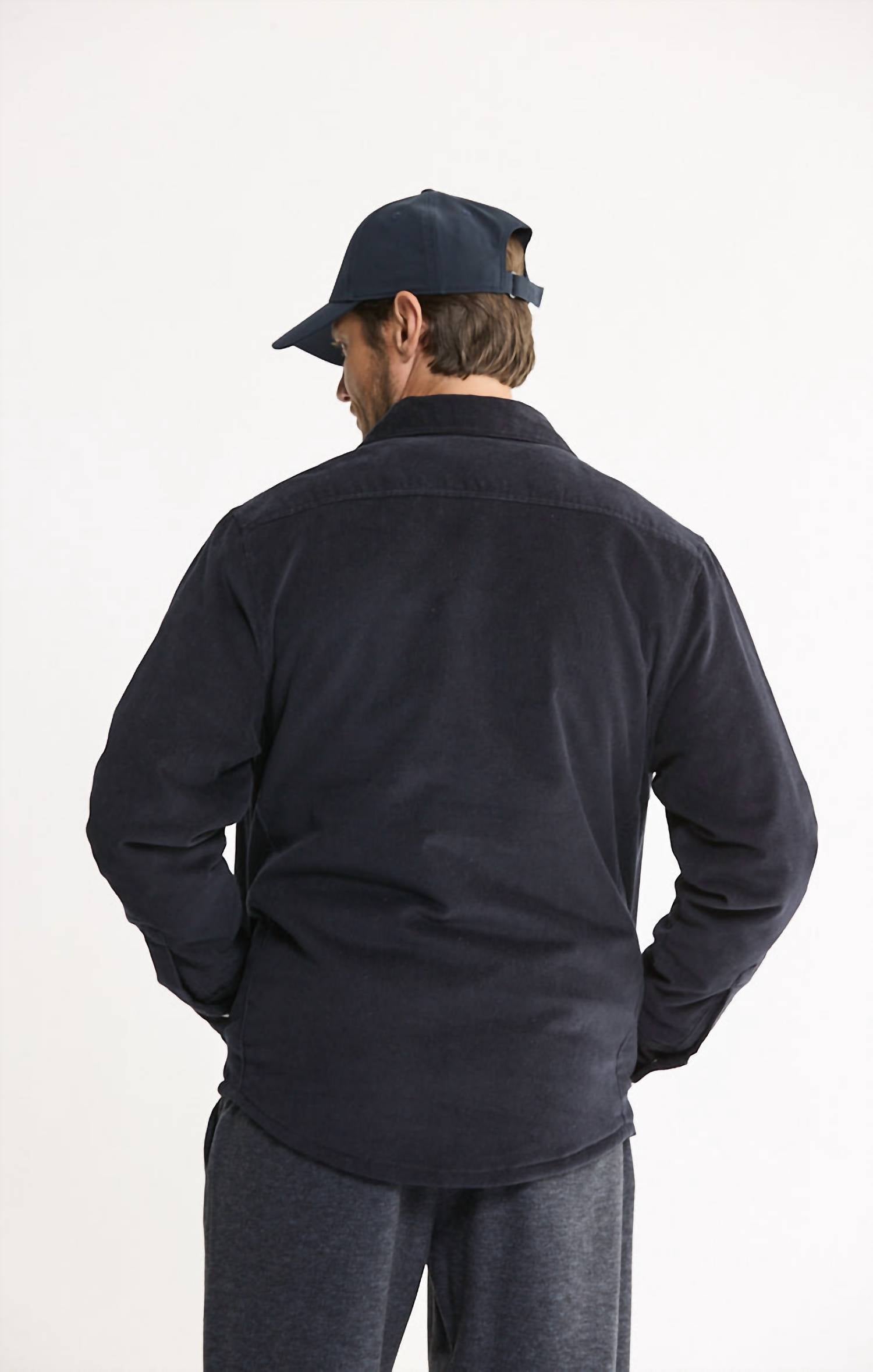 Jachs New York - Sherpa Lined Corduroy Shirt Jacket