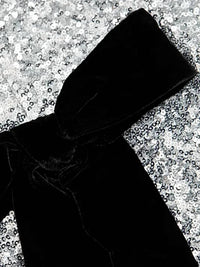 Milly - Rhea Sequined Bow Tie Miniskirt