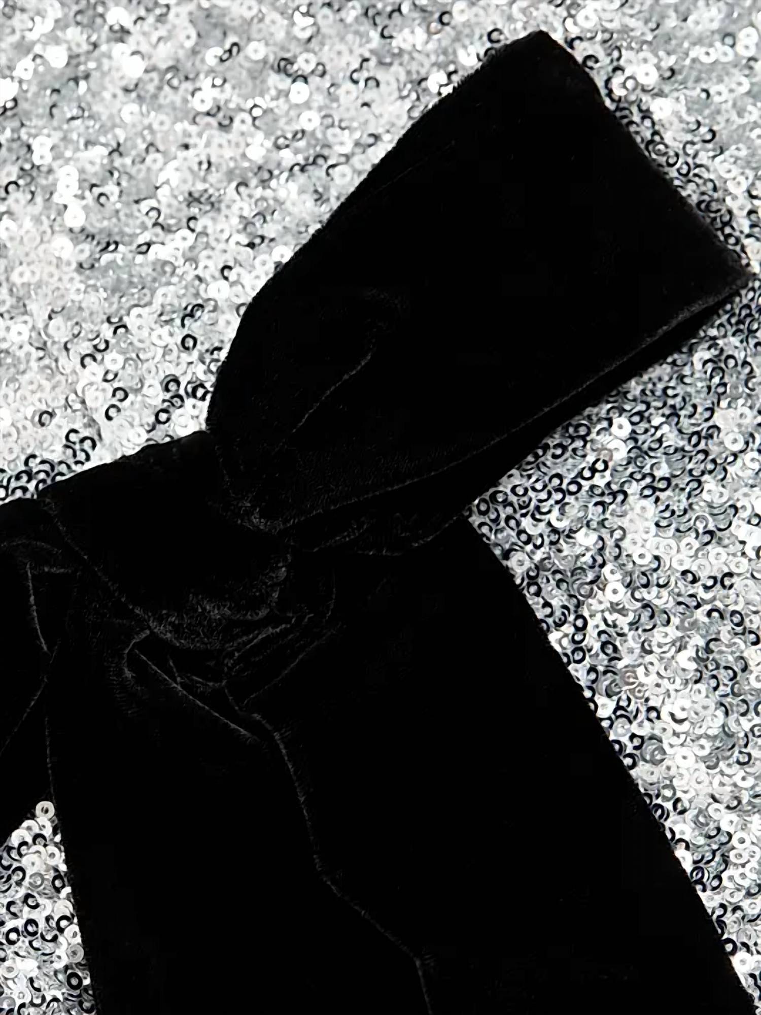 Milly - Rhea Sequined Bow Tie Miniskirt