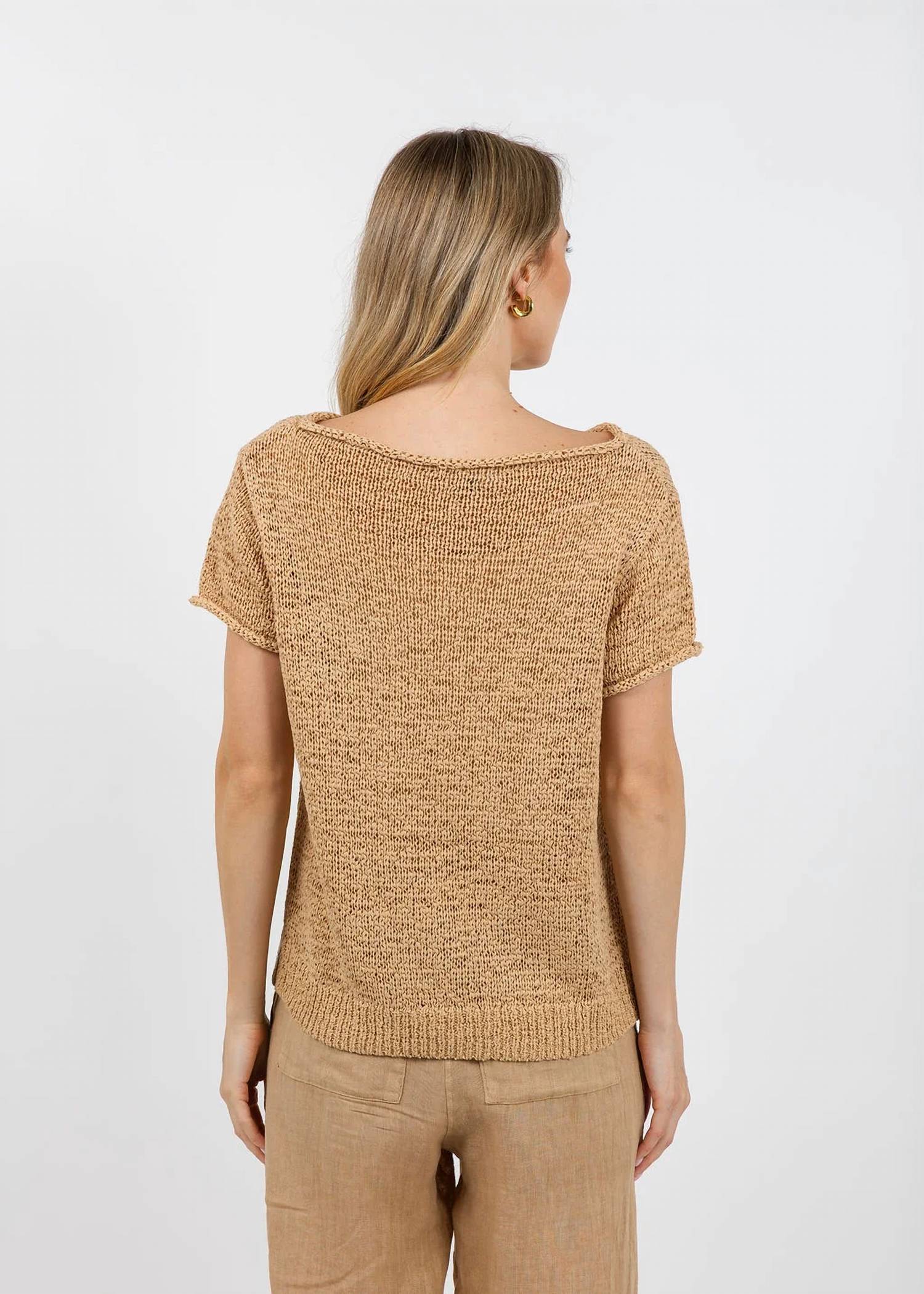 Elliott Lauren - Boatneck Tape Yarn Sweater