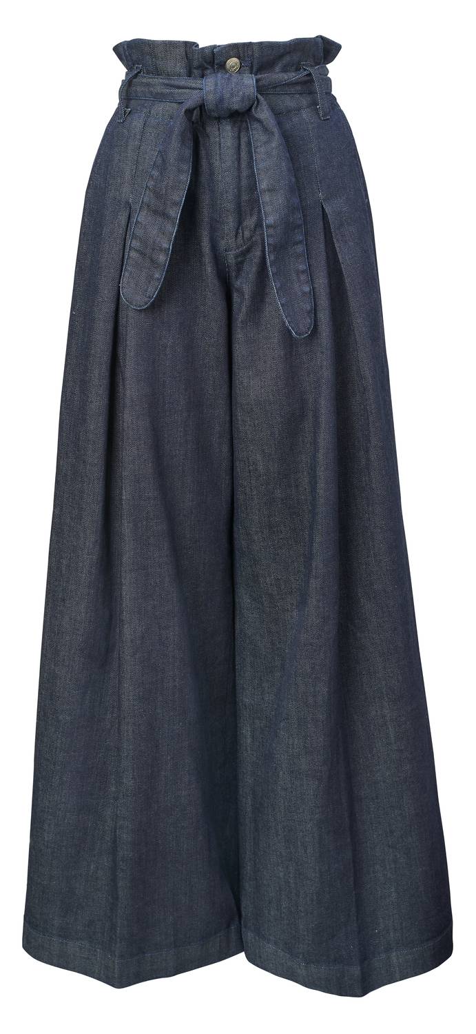 Untourage the Label Austyn Wide Leg Pants in dark blue - women's pants - alternate view