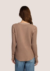Dylan - Brooks Button Top