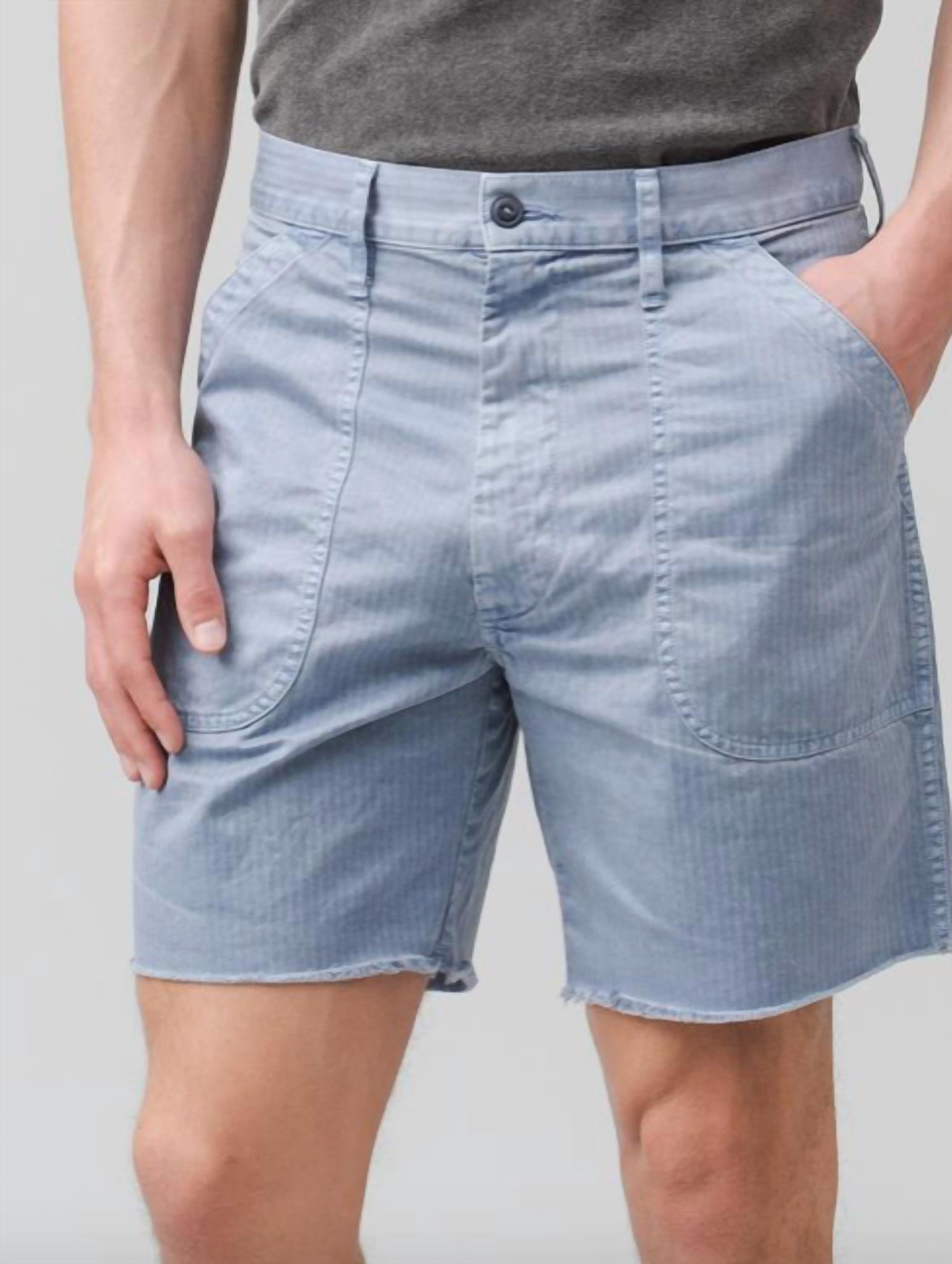 MEN'S HERRINGBONE NAVAL SHORT