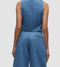 Hudson - Denim Buckle Vest