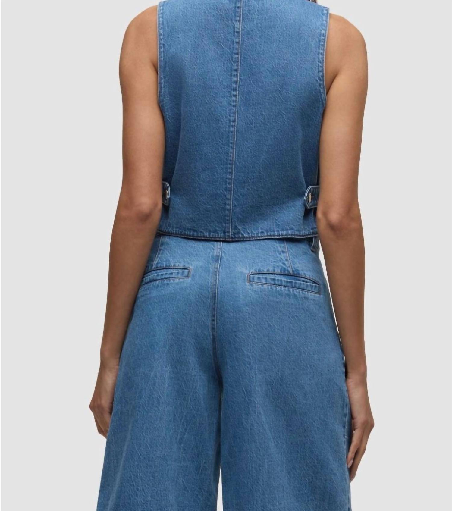 Hudson - Denim Buckle Vest
