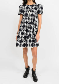 Uncle Frank - Puff Sleeve Swing Mini Dress