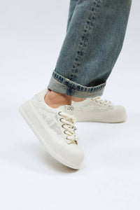 Lonza Women's Synda Low Top Sneakers in white - women's sneaker - view 8