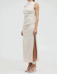 Third Form - Electric Tucked Maxi Tank Dress