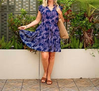 La Mer Luxe - Women's Cassie Palm Dress