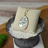Lauren Lane - Women's Teardrop Pendant Necklace