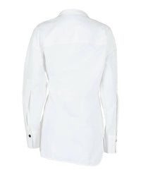 Salvatore Ferragamo - Women's Asymmetric Cotton Dress Shirt