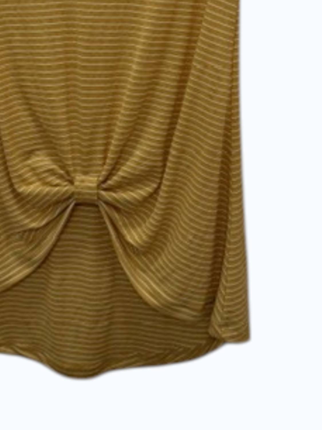 Patrizia Luca - Women's Stripe Gathered Front Top