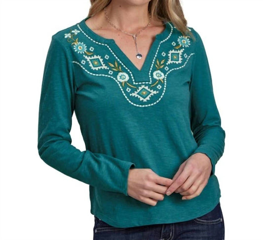 Roper - Slub Jersey Long Sleeve Tee Shirt