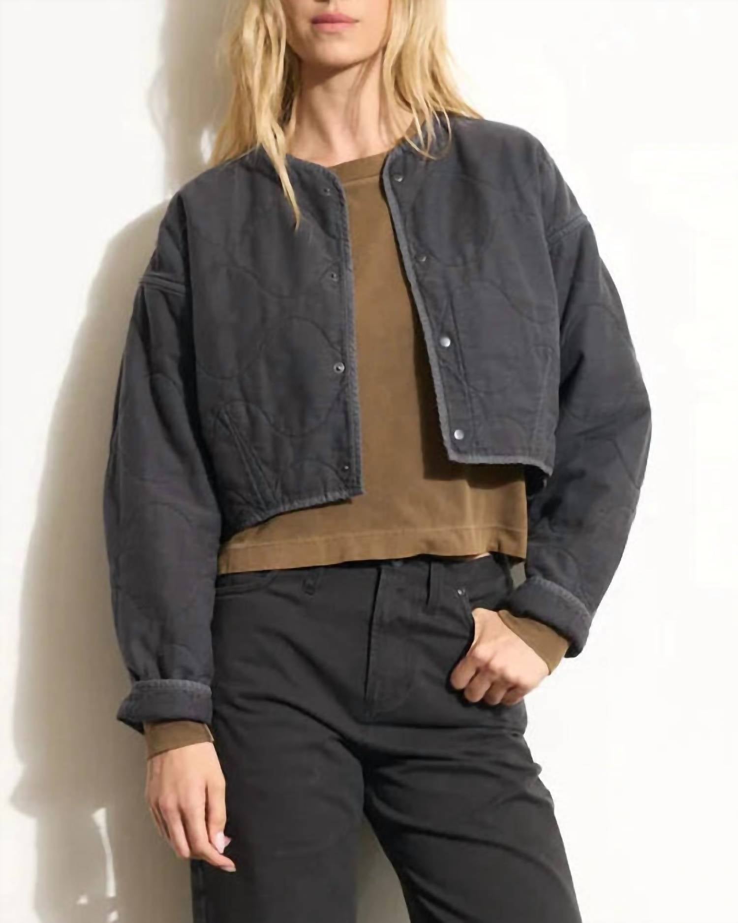 Rowan - Lewis Quilted Bomber Liner Jacket