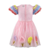 Lola + The Boys - Kid's Ice Cream Shimmer Tulle Dress