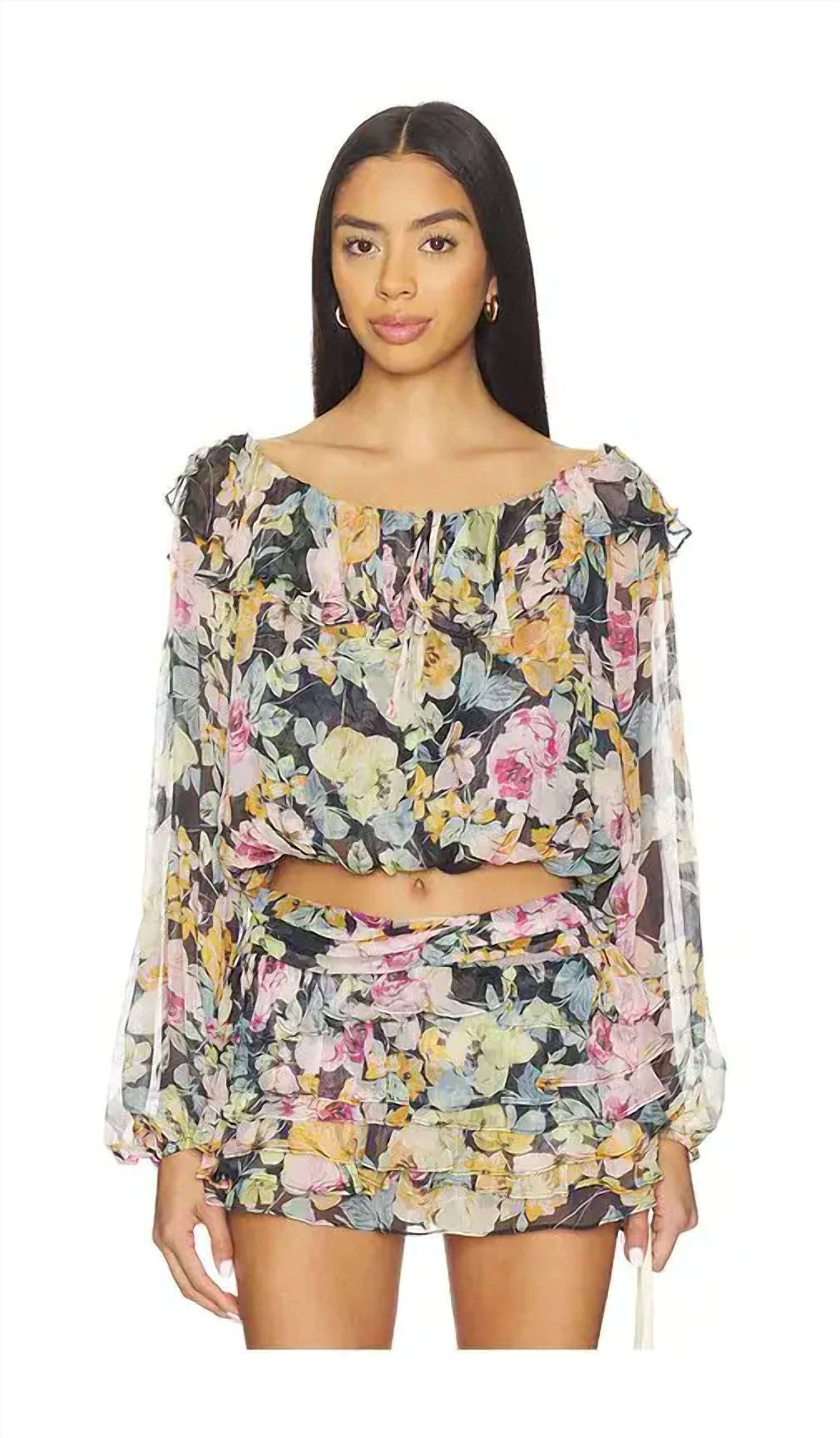 Amanda Uprichard - Millie Ruffle Top