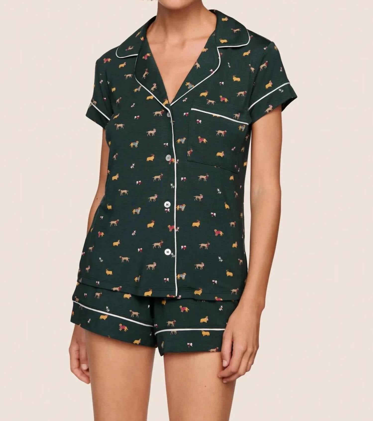 Eberjey - Gisele Printed Short Pajama Set