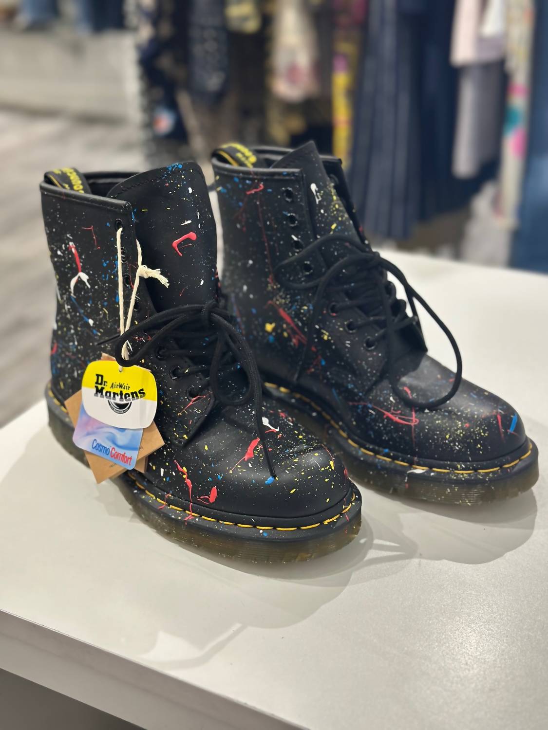 Dr. Martens X Rick Owens - Preloved Women's Solater Painted Boots