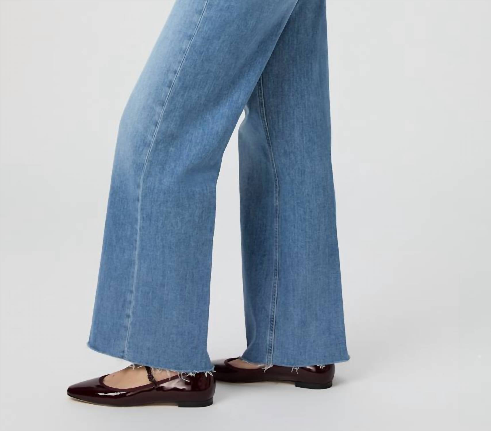 Paige - Anessa 31" Wide Leg Jeans