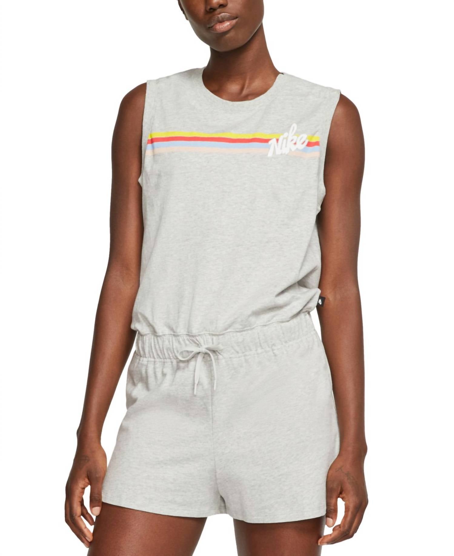 Nike - Cotton Striped Romper